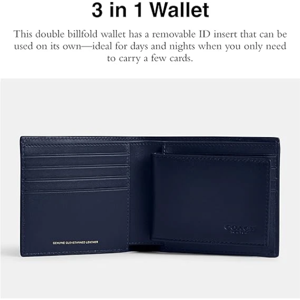 Coach 3 in 1 Wallet in Burnished Leather 2