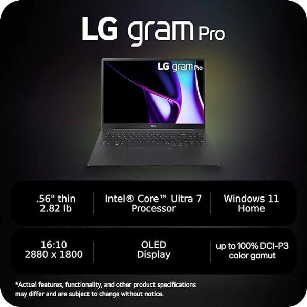 LG gram Pro 16-inch OLED Thin and Lightweight Laptop 2