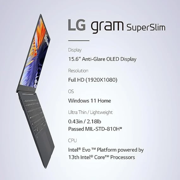 LG gram SuperSlim 15.6” OLED Laptop 2