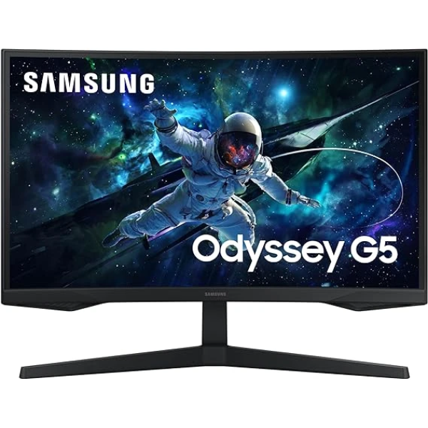 SAMSUNG 27-Inch Odyssey G55C Series QHD 1000R Curved Gaming Monitor 三星 27吋電競曲面螢幕 1