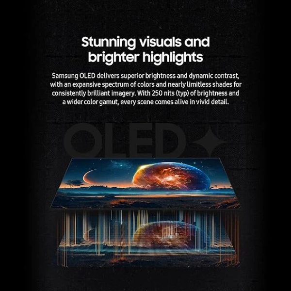 SAMSUNG 27-Inch Odyssey G6 (G60SD) Series OLED Gaming Monitor with QHD 360Hz 0.03ms 三星 27吋電競螢幕 3