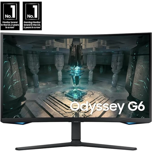 SAMSUNG 32" Odyssey G65B QHD 240Hz 1ms (GTG) HDR 600 Gaming Hub 1000R Curved Gaming Monitor 三星 32吋電競曲面螢幕 2