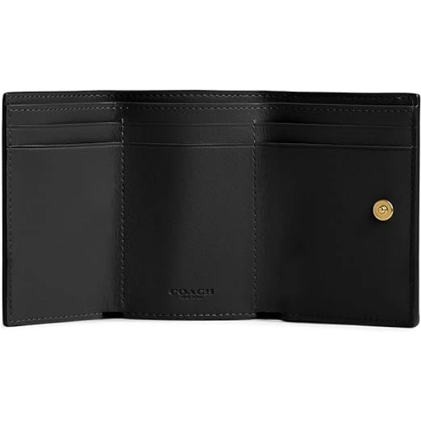 Coach Women's Essential Polished Pebble Mini Trifold Wallet 3
