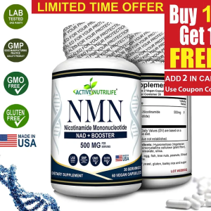 ACTIVE NUTRILIFE NMN Βeta-Nicotinamide Mononucleotide 500mg/ Serve 保健食品