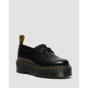 Dr. Martens HOLLY WOMEN'S LEATHER PLATFORM SHOES 馬汀鞋