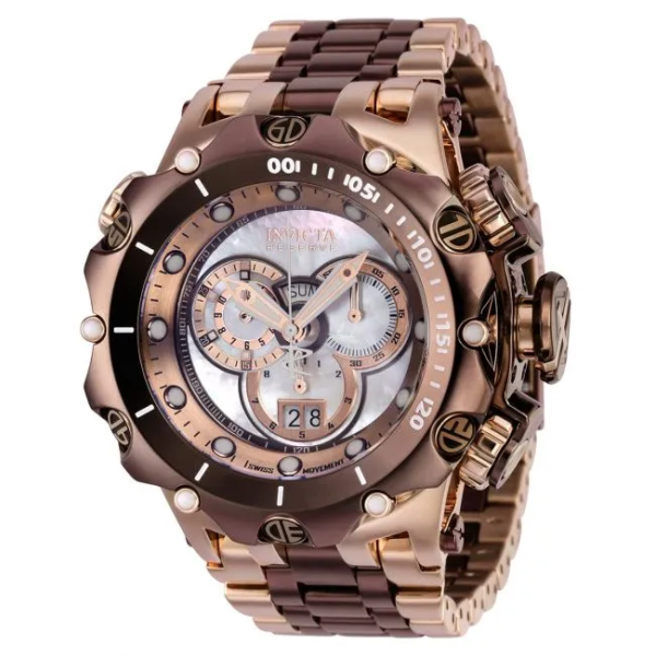 Invicta Reserve Venom Shutter Men's Watch w/Mother of Pearl, Oyster Dial 英威塔 手錶 1