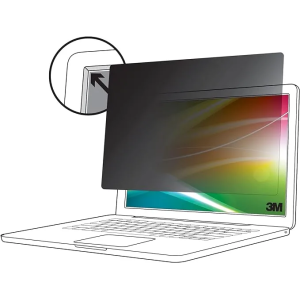 3M Bright Screen Privacy Filter for 13.3in Laptop