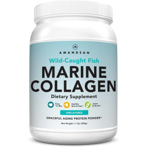 AMANDEAN Premium Anti-Aging Marine Collagen Peptides Powder