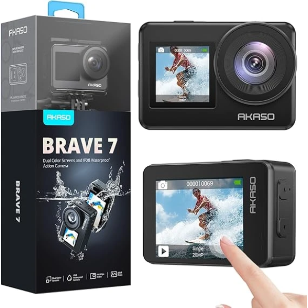 AKASO Brave 7 4K30FPS 20MP WiFi Action Camera 1
