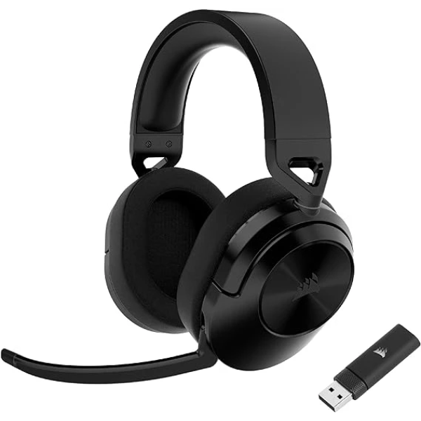 CORSAIR HS55 WIRELESS Multiplatform Lightweight Gaming Headset With Bluetooth 海盜船 輕量電競耳機麥克風 1