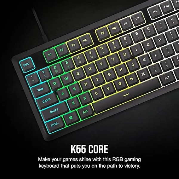 Corsair K55 CORE RGB Membrane Wired Gaming Keyboard 2