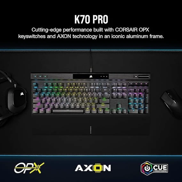 Corsair K70 PRO RGB Optical-Mechanical Gaming Keyboard 2