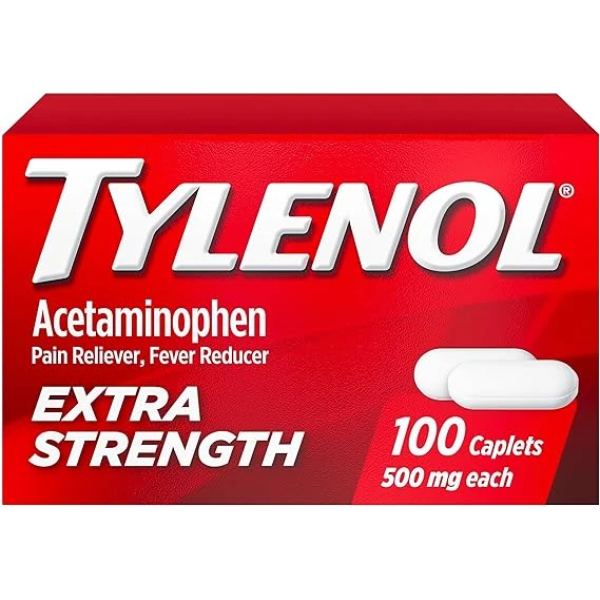 Tylenol Extra Strength Caplets with 500 mg Acetaminophen 1