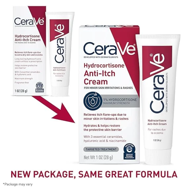 CeraVe 1% Hydrocortisone Anti-Itch Cream 適樂膚 止癢霜 2