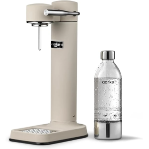 aarke - Carbonator III Premium Carbonator - Sparkling & Seltzer Water Soda Maker with Soda Maker with PET Bottle (Sand, Carbonator Only) 氣泡水機
