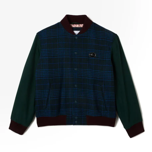 LACOSTE Men's Branded Back Varsity Jacket 外套 2