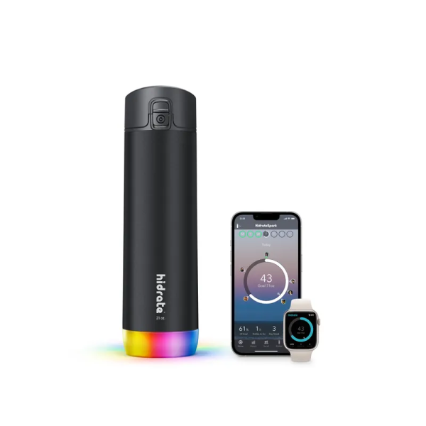 HidrateSpark PRO STEEL - 21 oz. Smart Water Bottle + Bonus Straw Lid 智慧保溫瓶 3