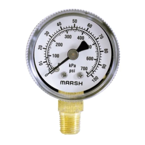 4-1/2 0-600 PSI PRESSURE GAUGE 1/4 LM 壓力表