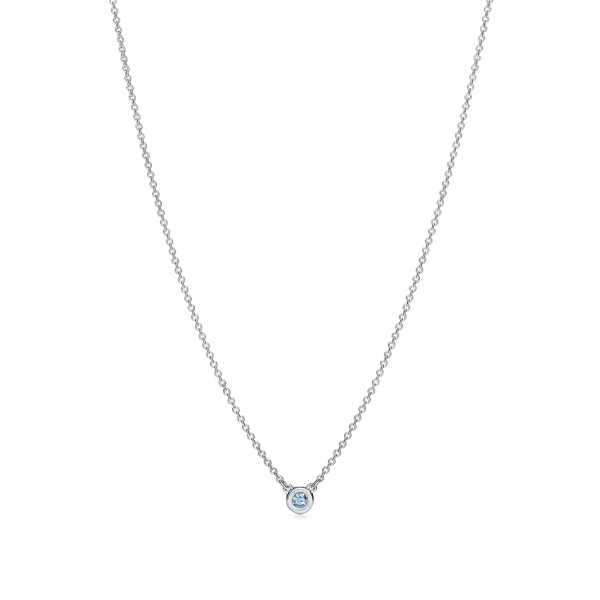 TIFFANY Elsa Peretti Color by the Yard Aquamarine Pendant 項鍊 1