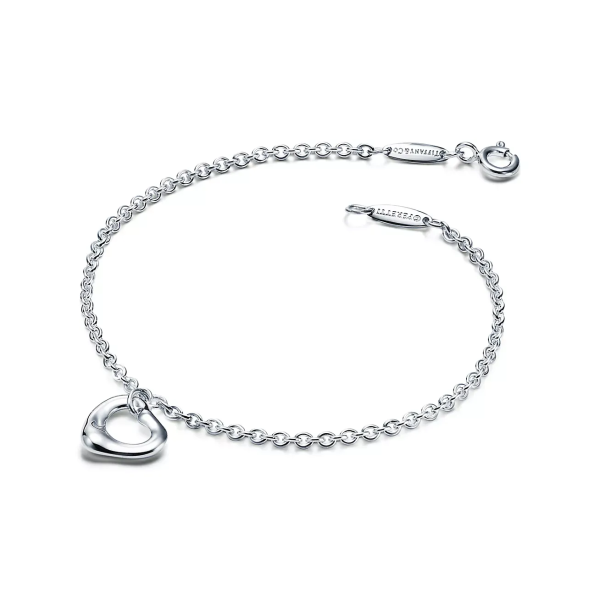TIFFANY Open Heart Bracelet in Silver 手鍊 2