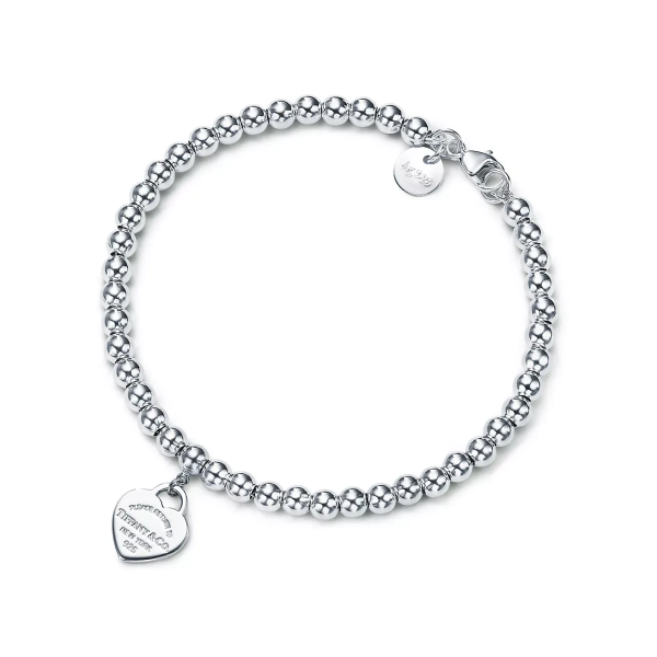 TIFFANY Heart Tag Bead Bracelet 手鍊 1