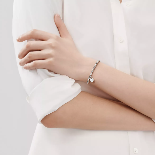 TIFFANY Heart Tag Bead Bracelet 手鍊 3
