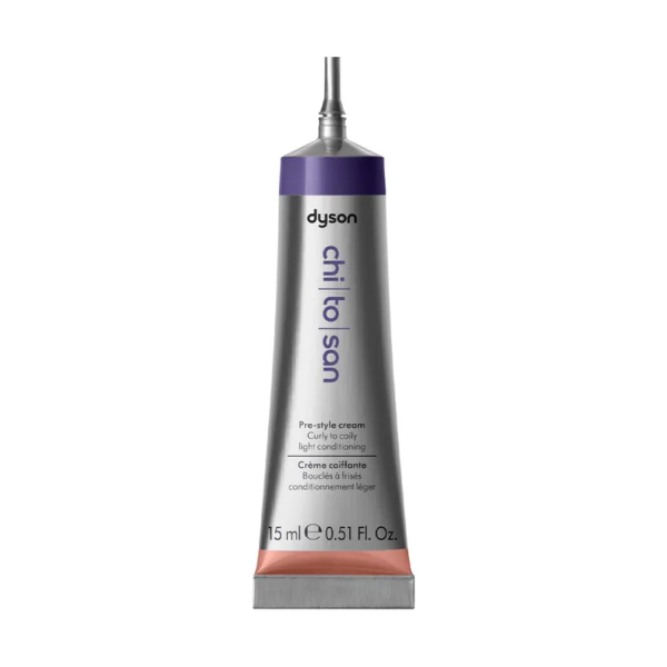 Dyson Chitosan Pre-style cream Curly to coily light conditioning mini 1