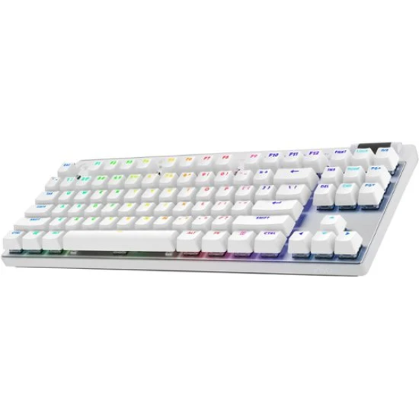 Logitech - PRO X TKL LIGHTSPEED Wireless Mechanical Tactile Switch Gaming Keyboard with LIGHTSYNC RGB - White 羅技 白色 無線電競鍵盤 1