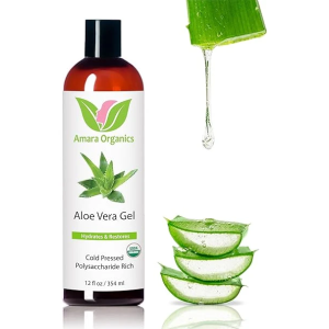 Amara Beauty USDA Organic Aloe Vera Gel