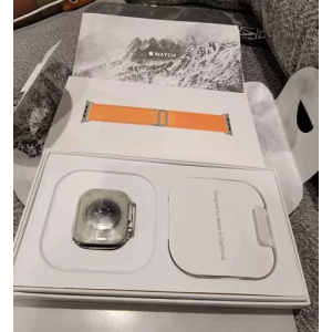 Apple Watch Ultra 2 49mm Titanium Ocean Band-Orange, One Size TL M/L Model A2987