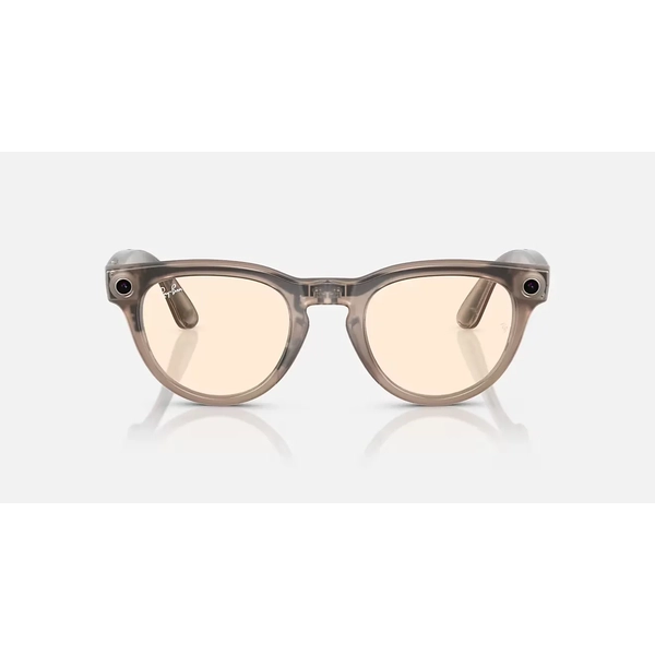 RAY-BAN | META HEADLINER, Warm Stone/ Clear/Saffron Yellow Transitions, M, High bridge fit 3