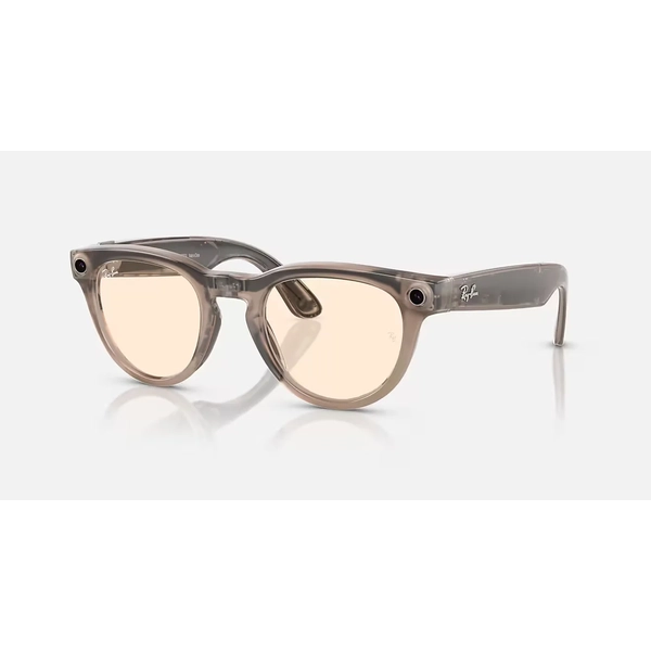 RAY-BAN | META HEADLINER, Warm Stone/ Clear/Saffron Yellow Transitions, M, High bridge fit 2