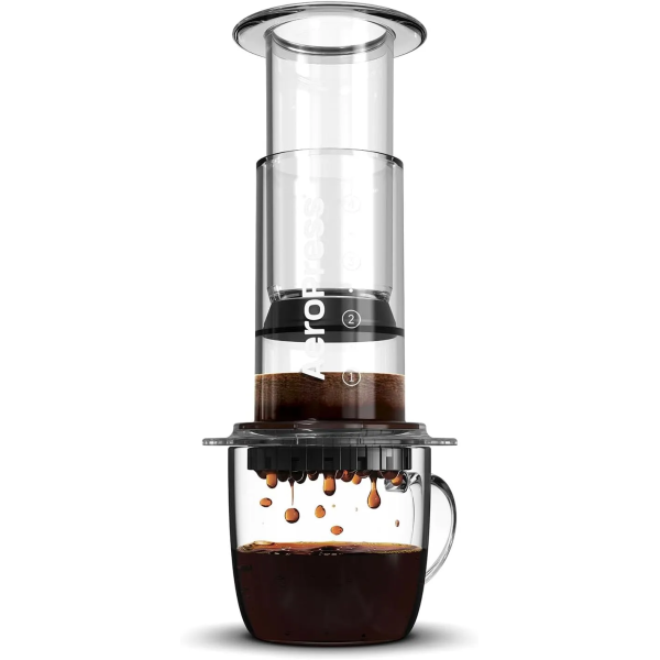 AeroPress Clear Coffee Press – 3 In 1 Brew Method 1