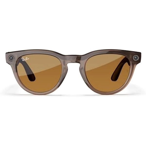 Ray-Ban Meta Headliner, Warm Stone / Transitions Saffron Yellow, Regular 3