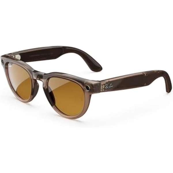 Ray-Ban Meta Headliner, Warm Stone / Transitions Saffron Yellow, Regular 1