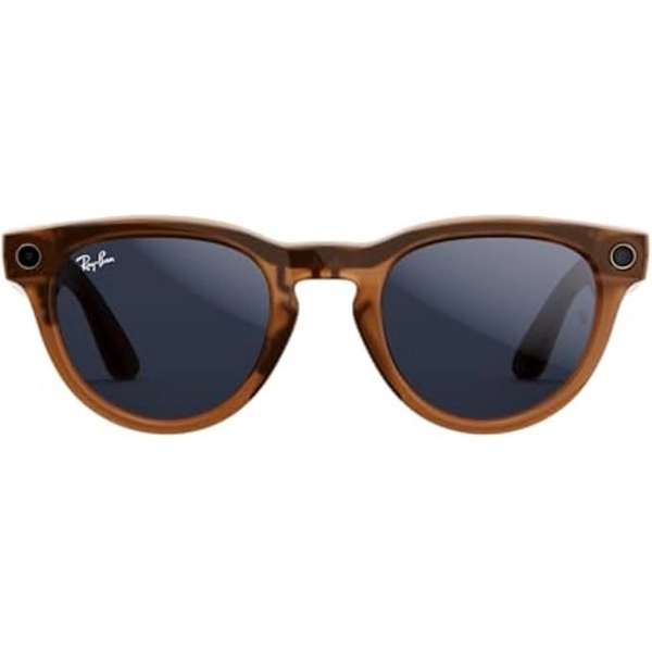 Ray-Ban Meta Headliner, Shiny Caramel / Clear to Sapphire Transitions, Regular 3
