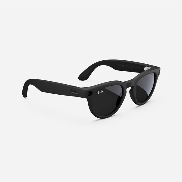 Ray-Ban Meta Headliner, Matte Black / Charcoal Black, Standard, High bridge fit 3