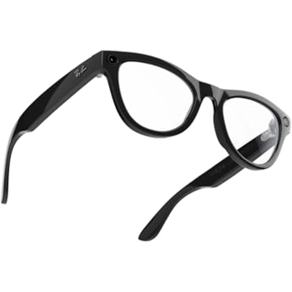 Ray-Ban Meta Skyler, Shiny Black, Clear to Amethyst Transitions 2