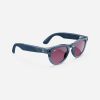 Ray-Ban Meta Headliner, Shiny Jeans Transparent / Dusty Red, Standard, High bridge fit 5