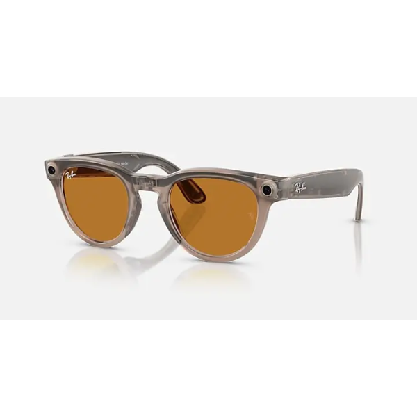 RAY-BAN | META HEADLINER, Warm Stone/ Clear/Saffron Yellow Transitions, M, High bridge fit 1