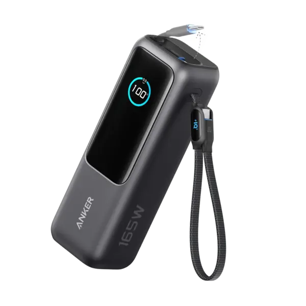 Anker Power Bank (25K, 165W, Built-In and Retractable Cables) 1