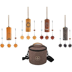 Cosmic Bamboo Chimes Set For Calming Meditation