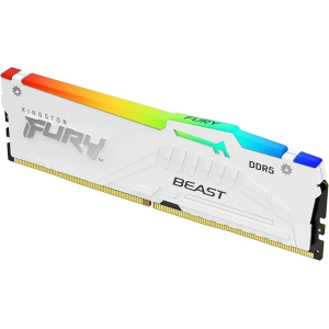 Kingston FURY Beast White RGB 16GB 6000MT/s CL40 DDR5 XMP DIMM