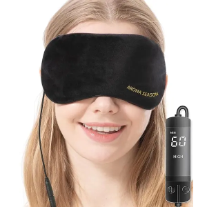 Aroma Season Heated Eye Mask Black