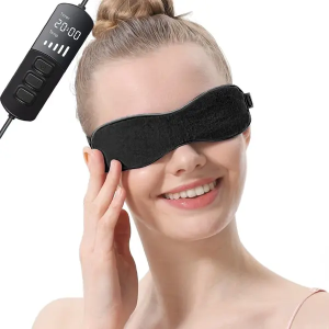 Aroma Season Heated Eye Mask for Dry Eyes Black