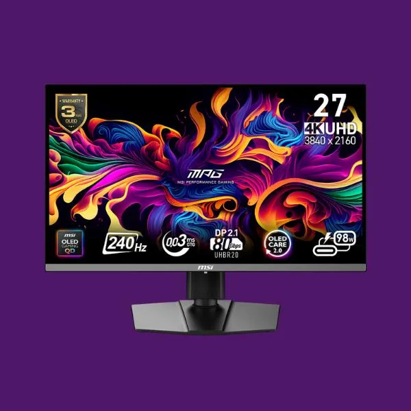2025 年最受矚目的 27 吋 4K OLED 螢幕，規格推薦與比較 7