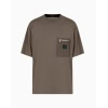 Armani Exchange Regular fit ASV ribbed cotton T-shirt 5商品 7