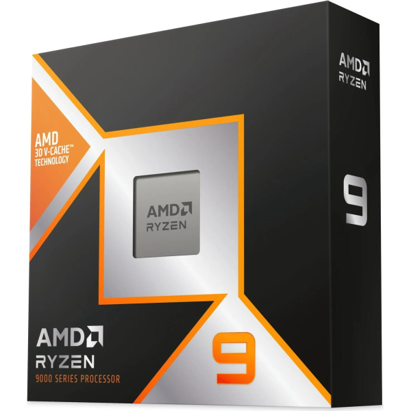 AMD Ryzen 9 9900X3D - Ryzen 9 9000 Series Granite Ridge (Zen 5) 12-Core 4.4 GHz Socket AM5 120W AMD Radeon Graphics Processor - 100-100001368WOF 1