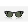 RAY-BAN META SKYLER, Shiny Black, G-15 Green, 52-20, High Bridge Fit 4