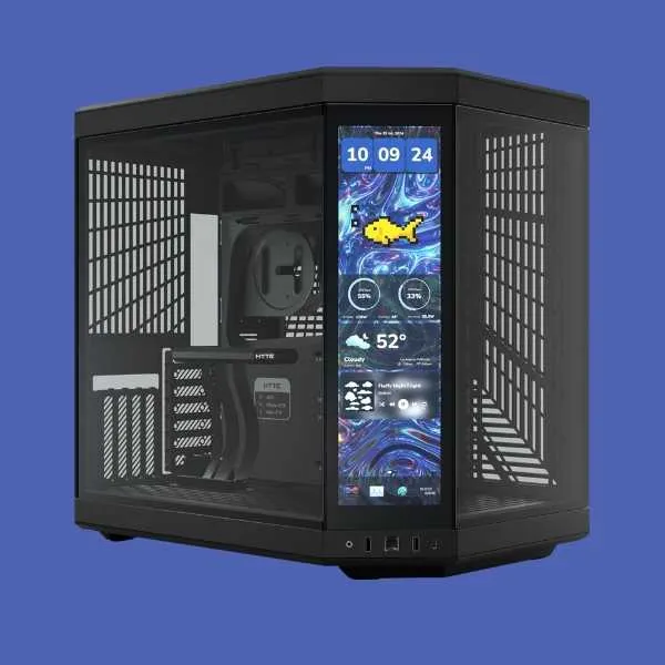 高階玩家最愛！Hyte Y70 Touch 全球首款 4K 螢幕機殼 10
